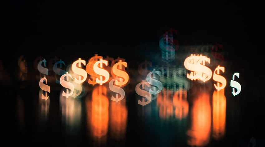 Miscellanea, Miscellaneous, Blurred, Fuzzy, Currency, Dollar Wallpaper HD