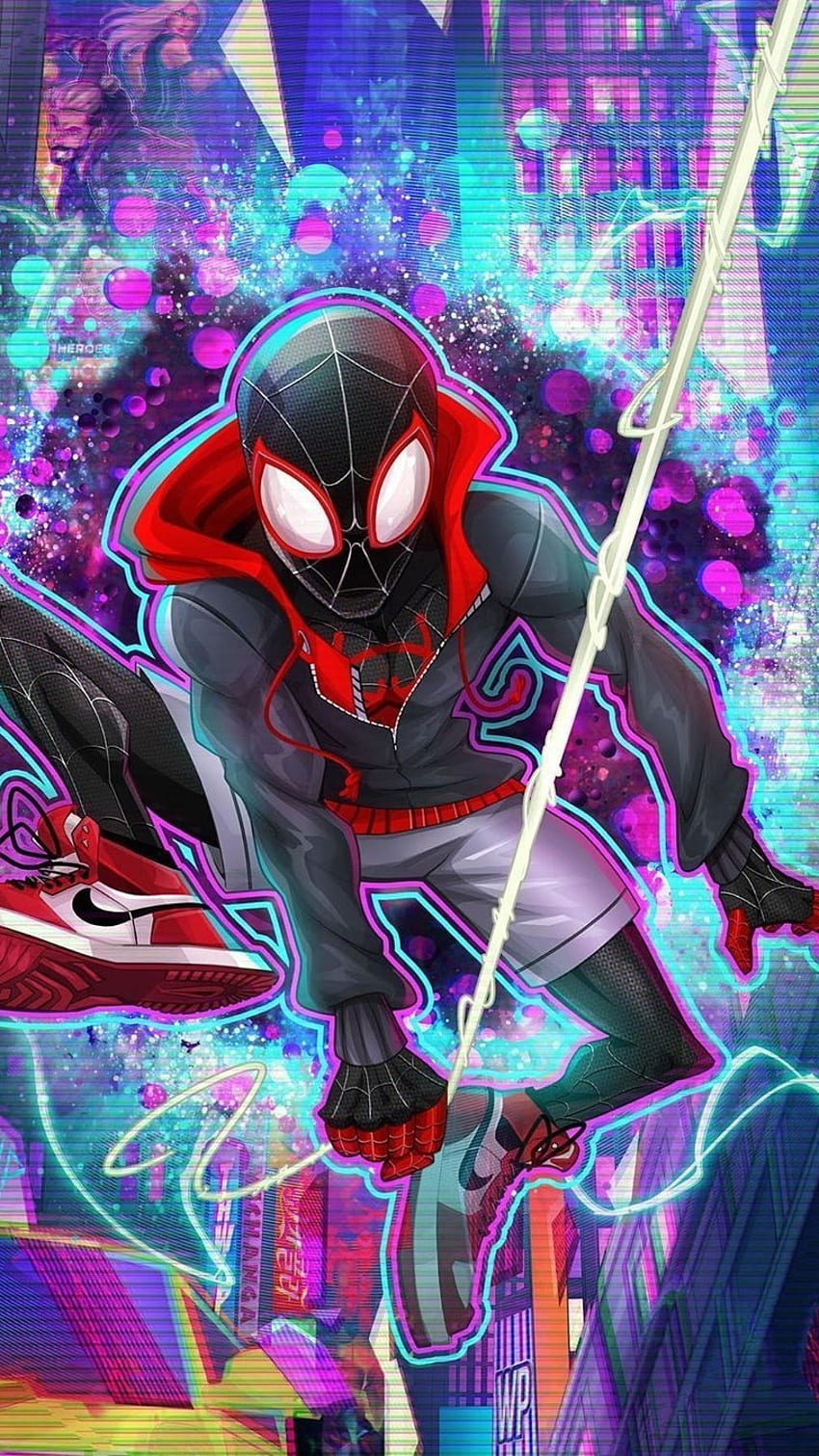 Cool Miles Morales Wallpapers  Top Free Cool Miles Morales Backgrounds   WallpaperAccess