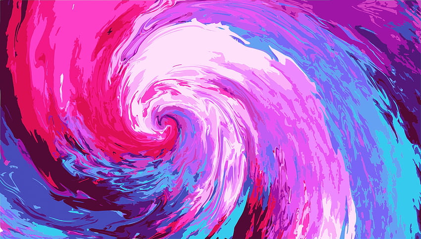 Swirl, abstract, glitch art HD wallpaper
