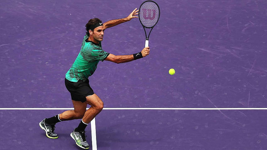 Roger Federer: 'ผมคิดว่าเทนนิสเป็นหนึ่งในกีฬาที่ยากที่สุดเพราะว่า' Roger Federer Serve วอลล์เปเปอร์ HD