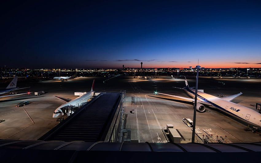 High Quality Airport - Airport Night - & Background HD wallpaper | Pxfuel