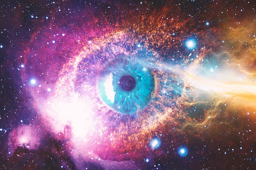 Cosmic, Eye, Galaxy, Stars, Nebula na Chromebooka Pixel Tapeta HD