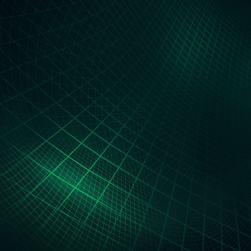 Motif vert foncé numérique de ligne abstraite Fond d'écran de téléphone HD