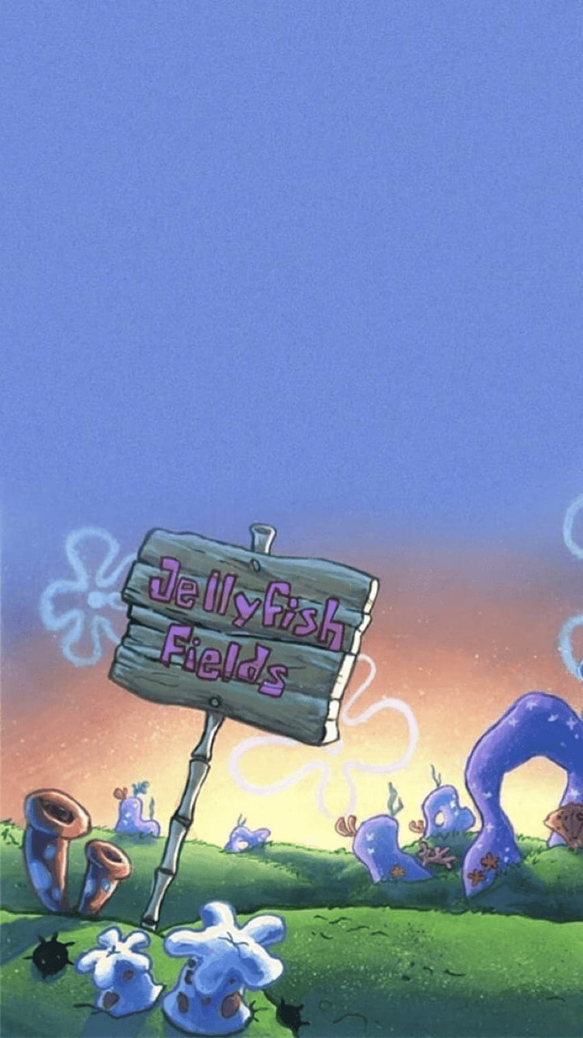 Jellyfish Fields, Cartoon Jellyfish HD phone wallpaper