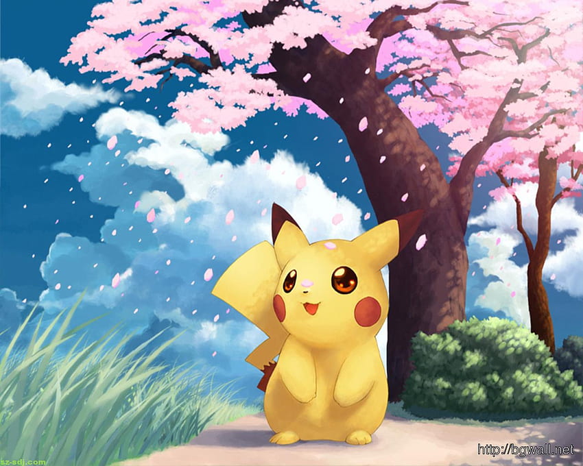 Nettes Pikachu Pokemon – Hintergrund, lustiges nettes Pikachu HD-Hintergrundbild