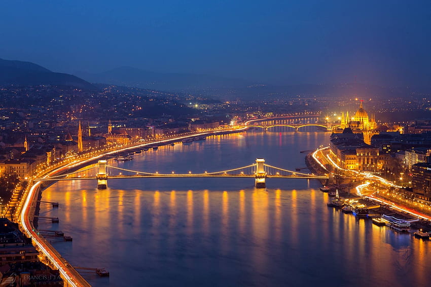 Budapest Night Danube (Page 3), Danube River HD wallpaper