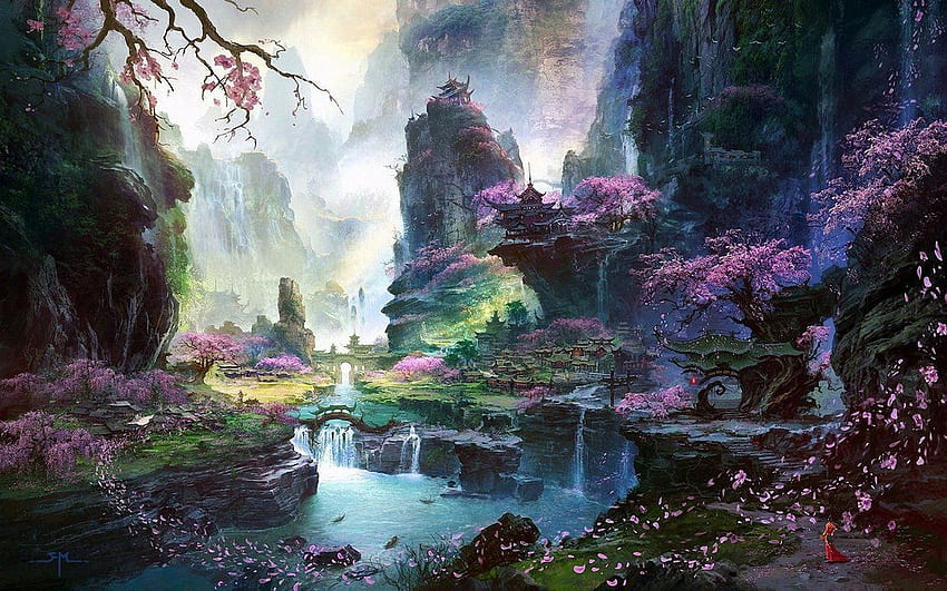 Art 1 Imaginary Landscapes - Lessons HD wallpaper