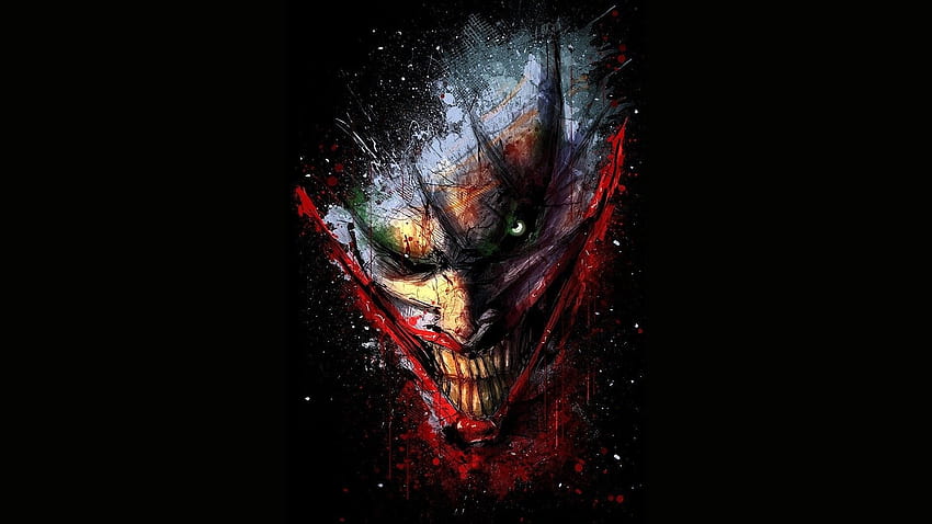 Joker-Hintergrund, warum so ernst HD-Hintergrundbild