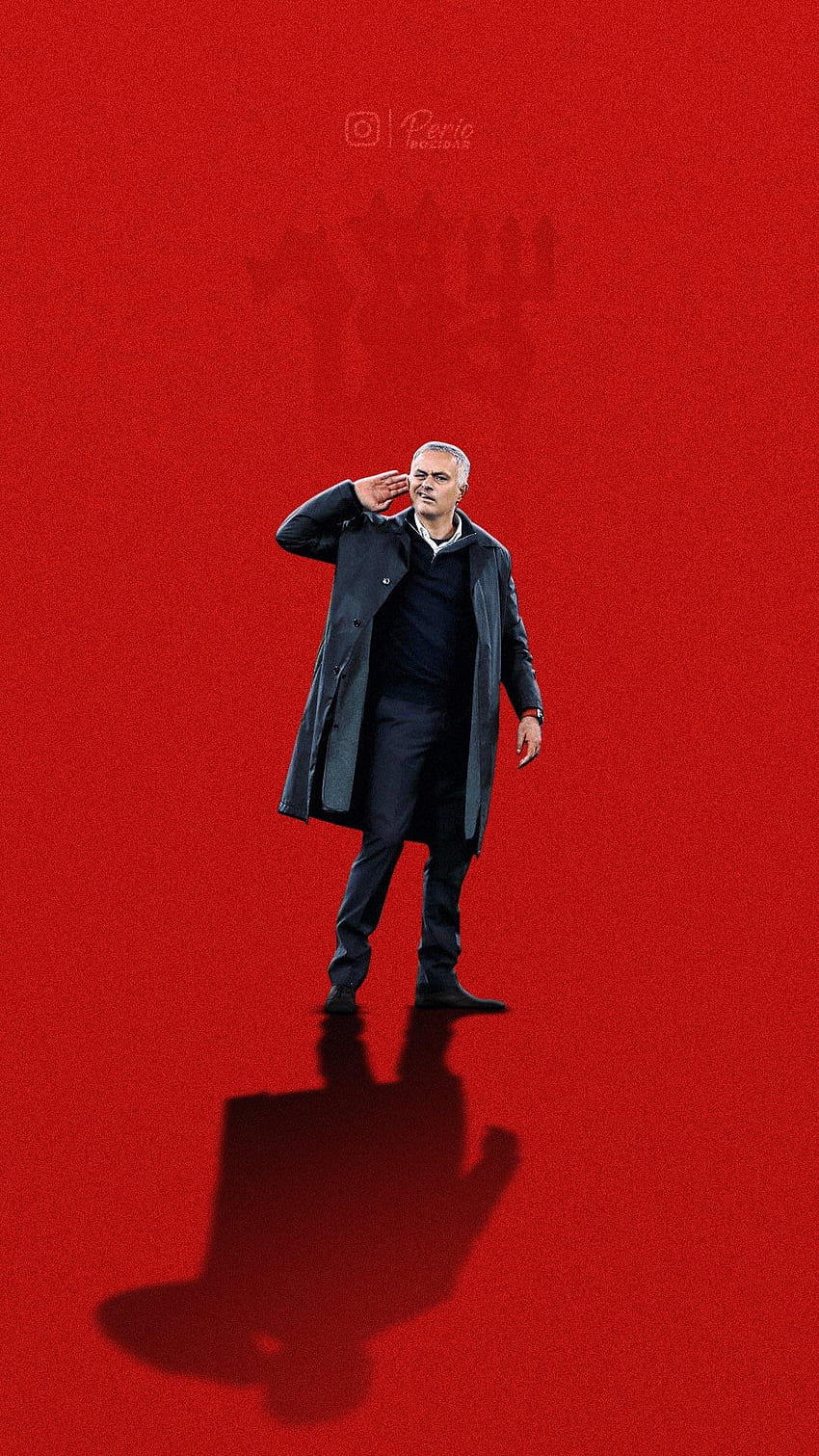José Mourinho . (Didn't make this, just sharing) : reddevils HD phone wallpaper