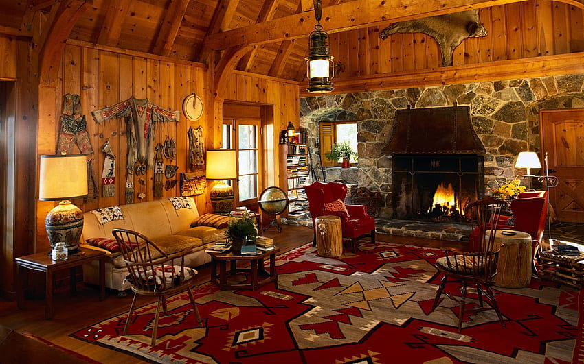 Christmas Chimney, Cozy Fireplace HD wallpaper