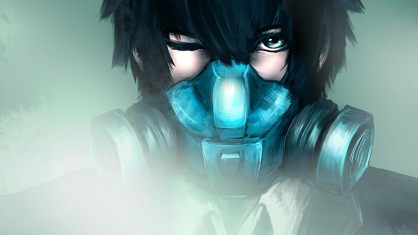 Face Mask Anime Boy, Anime Boy With Mask HD wallpaper