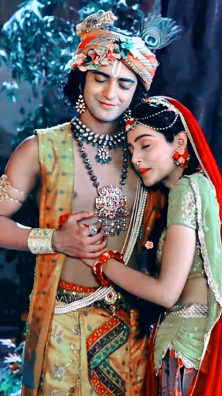 Radha Krishna Serial ลอร์ดกฤษณะ วอลล์เปเปอร์โทรศัพท์ HD