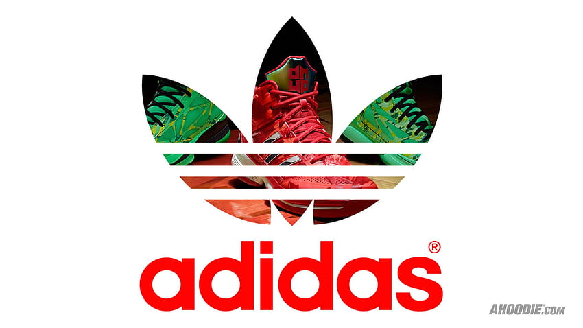 Logo coloré Adidas, Instagram Fond d'écran HD