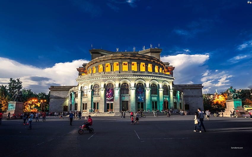 Yerevan Opera Theater, Armenia (mit Bildern) HD wallpaper