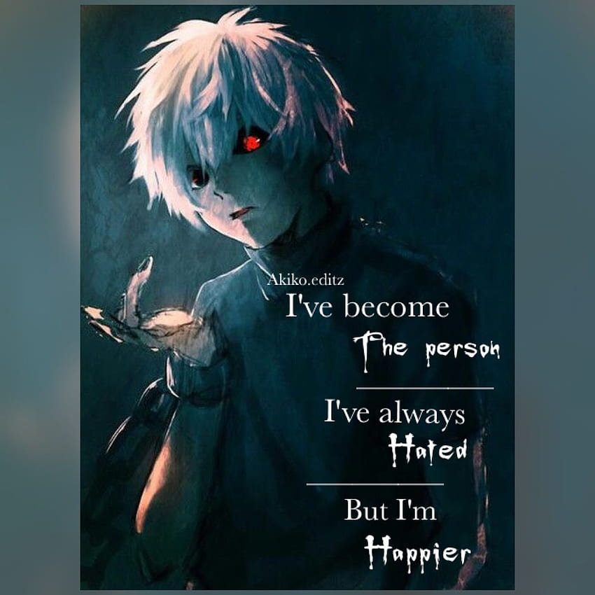 Loneliness anime quotes HD wallpapers | Pxfuel