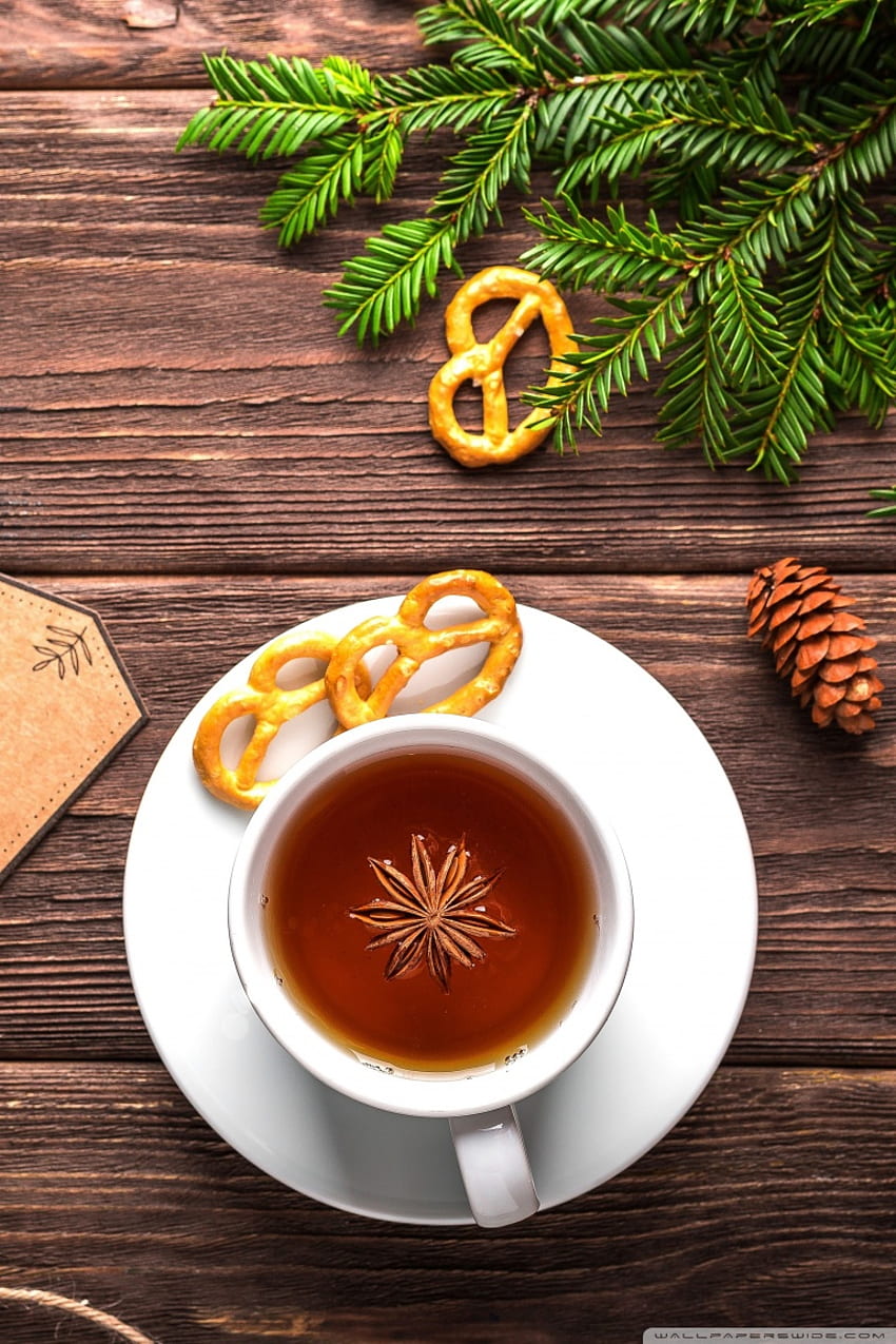 Christmas Cup of Tea Ultra Background for U TV : & UltraWide & Laptop : Multi Display, Dual Monitor : Tablet : Smartphone HD phone wallpaper