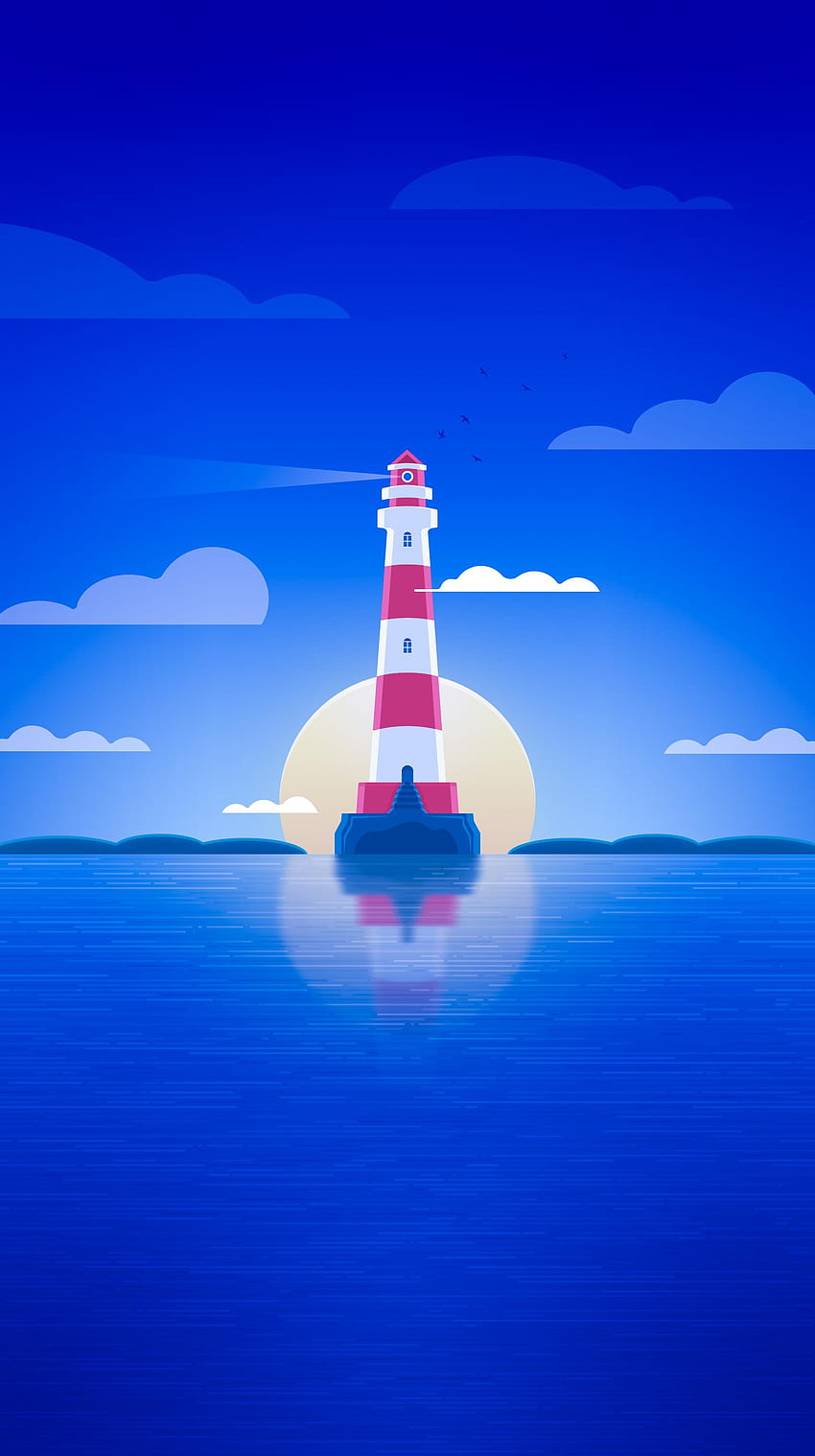 Lighthouse, mkb, абстрактно HD тапет за телефон