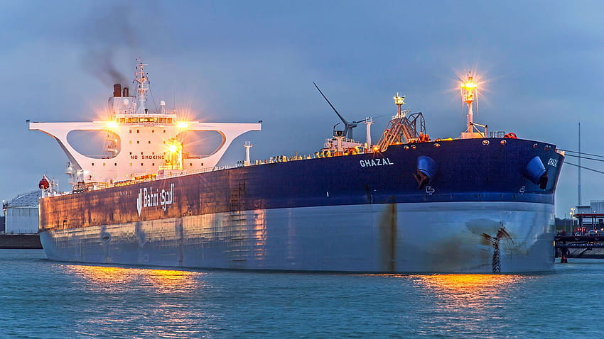 Tanker (Schiff) Schiffe Abend, Öltanker HD-Hintergrundbild