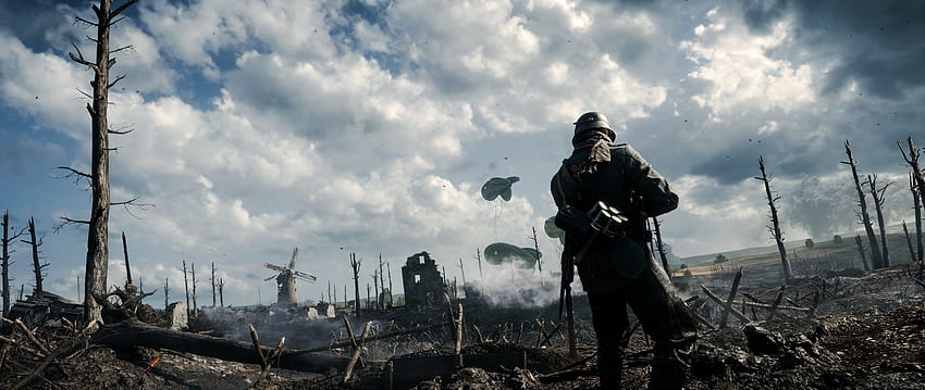 Terreno bruciato, Battlefield 1, EA DICE, Prima guerra mondiale Sfondo HD