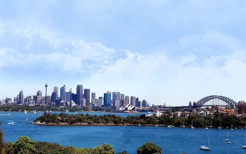 Städte, Sydney, Stadt, Gebäude, Brücke, Australien HD-Hintergrundbild