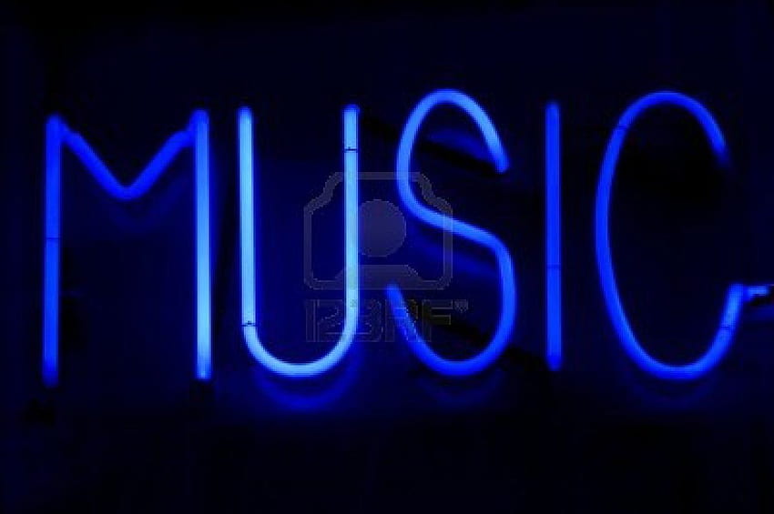 Neon Light Music Blue Musics Blue Neon Light Demi Lovato Lampu Lamp Music Mus. Neon Light , Blue Neon Lights, Neon Blue Background HD wallpaper
