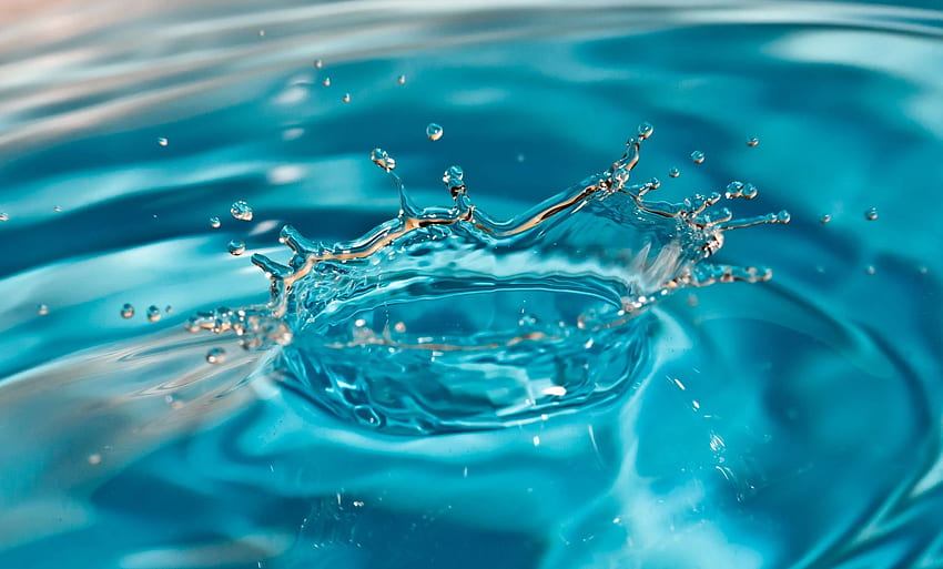 Wodny Tło. Natura. , Zadziwiająca Woda 3D Tapeta HD