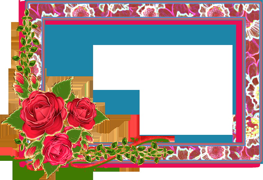 Flower Frame Png Classic Borders And Frames- Flower Background Frame Png, Vintage Flower Frame HD wallpaper
