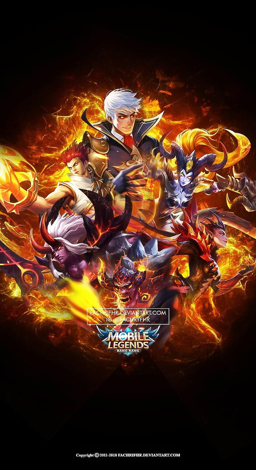 Mobile Legends ฮีโร่ทั้งหมด ฮีโร่ในตำนาน วอลล์เปเปอร์โทรศัพท์ HD