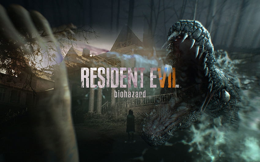 Resident Evil 7, Biohazard, Umbrella Corps, plakat, promocja z rozdzielczością. Wysoka jakość Tapeta HD