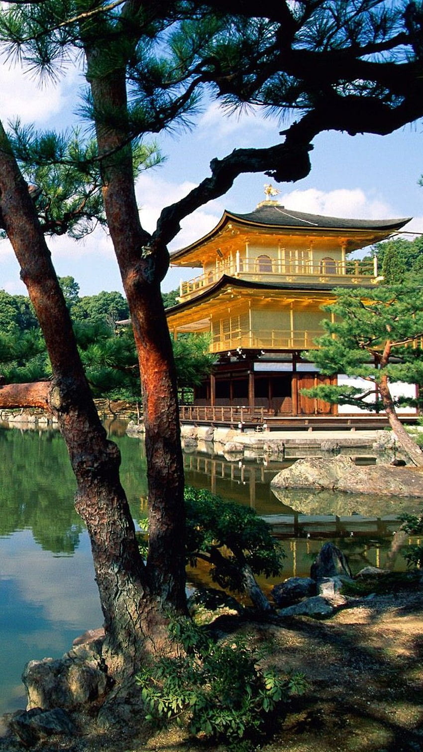 Maison en bois, bois, maison, japon, nature, eau Fond d'écran de téléphone HD