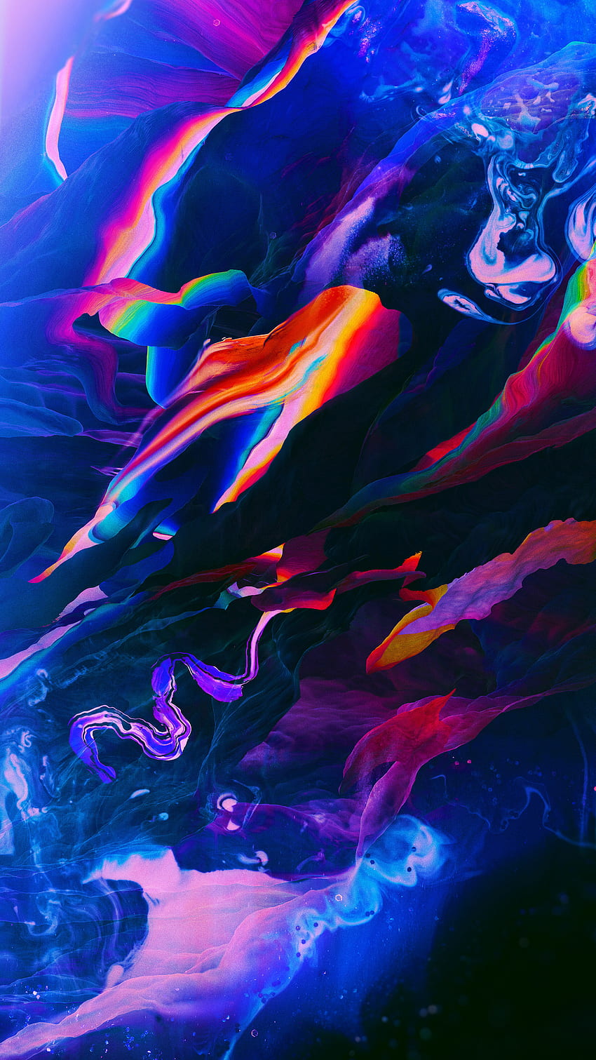 Colorido, abstracto, teléfono de arte digital, y, teléfono de arte abstracto fondo de pantalla del teléfono