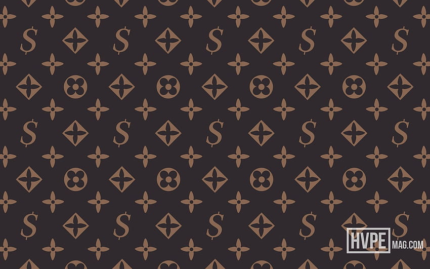 Supreme X Louis Vuitton Blue, Louis Vuitton Leather HD phone wallpaper