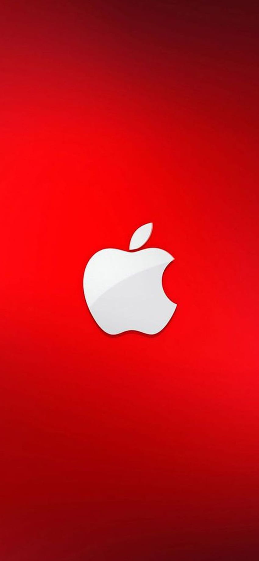 Apple iPhone 11 - 04 - 赤い背景と白いロゴ - の代替。 . 高解像度、11 プロレッド HD電話の壁紙