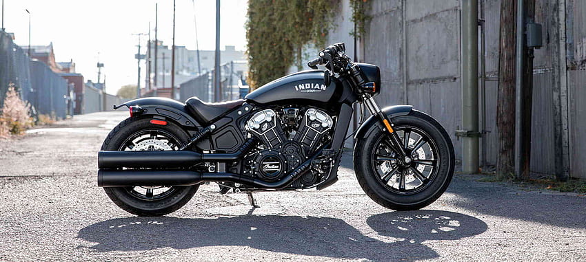 Indian Scout Bobber Motorcycle HD wallpaper
