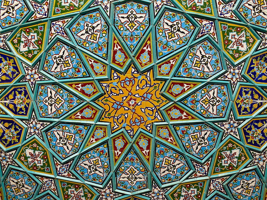 Куполи и мукарни - персийска архитектура. Куполи и мукарни HD тапет