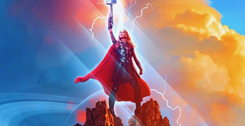 Pani Thor, Thor: Miłość i grzmot, 2022 film akcji, , , tło, 3f5984, Kobieta Thor Tapeta HD