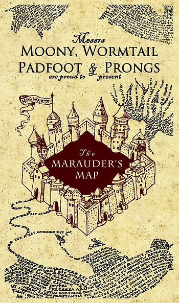 hogwart's marauders map from harry potter movie, ink | Stable Diffusion |  OpenArt