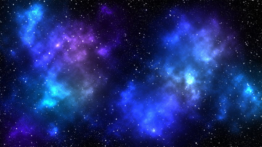 Nebulosa Azul, Cosmos Azul papel de parede HD