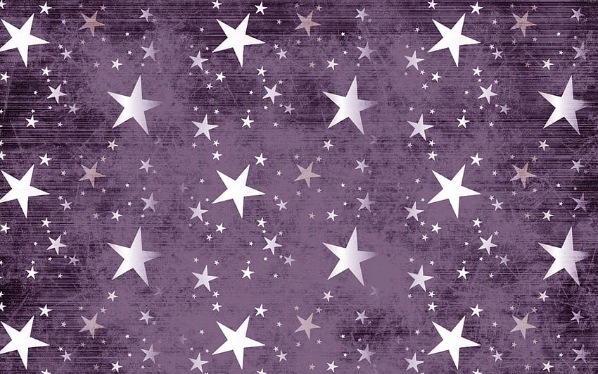Background, Stars, Violet HD wallpaper