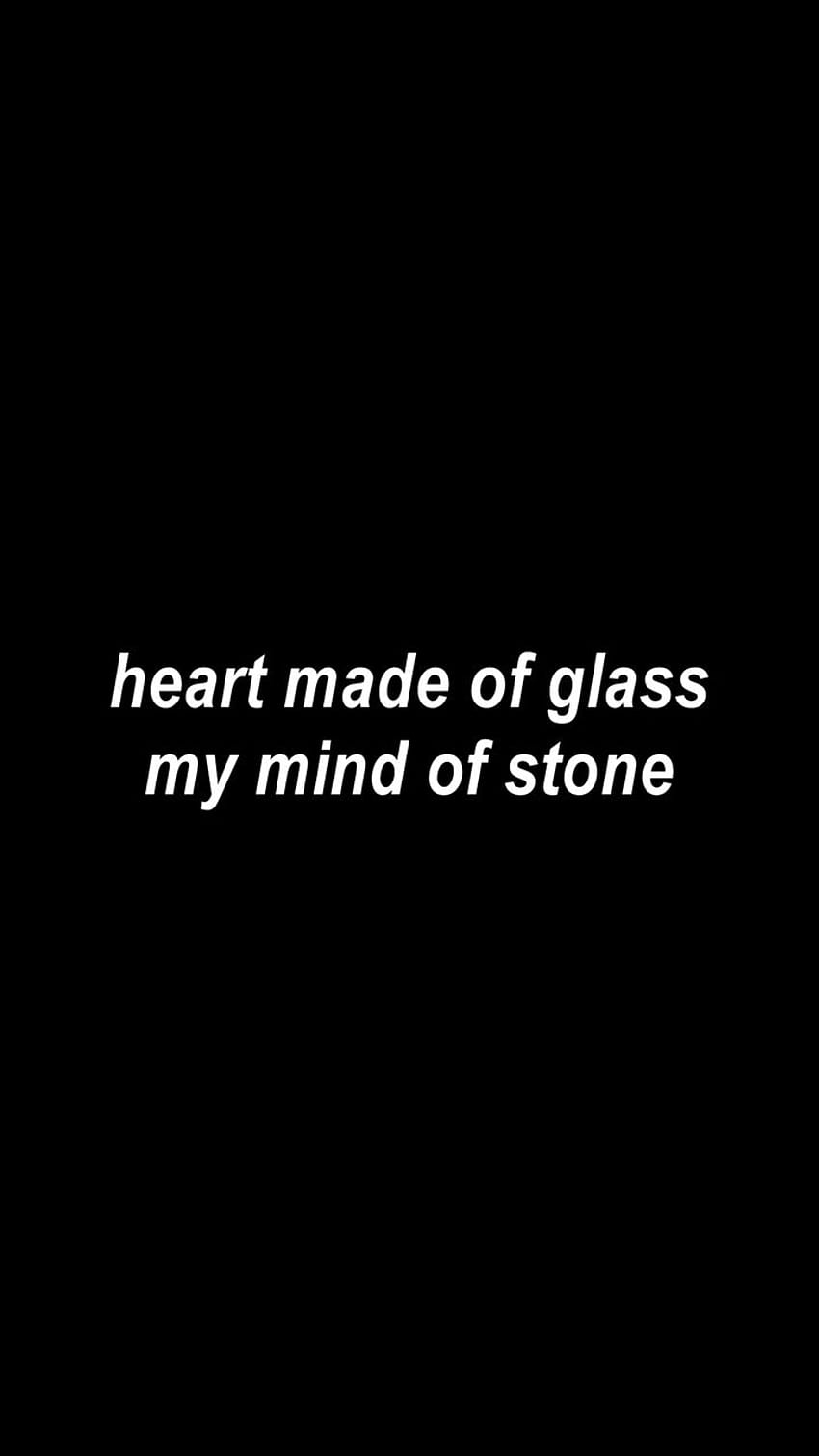 heart make of glass, billie eilish and mind of stone - , Mind Stone HD phone wallpaper
