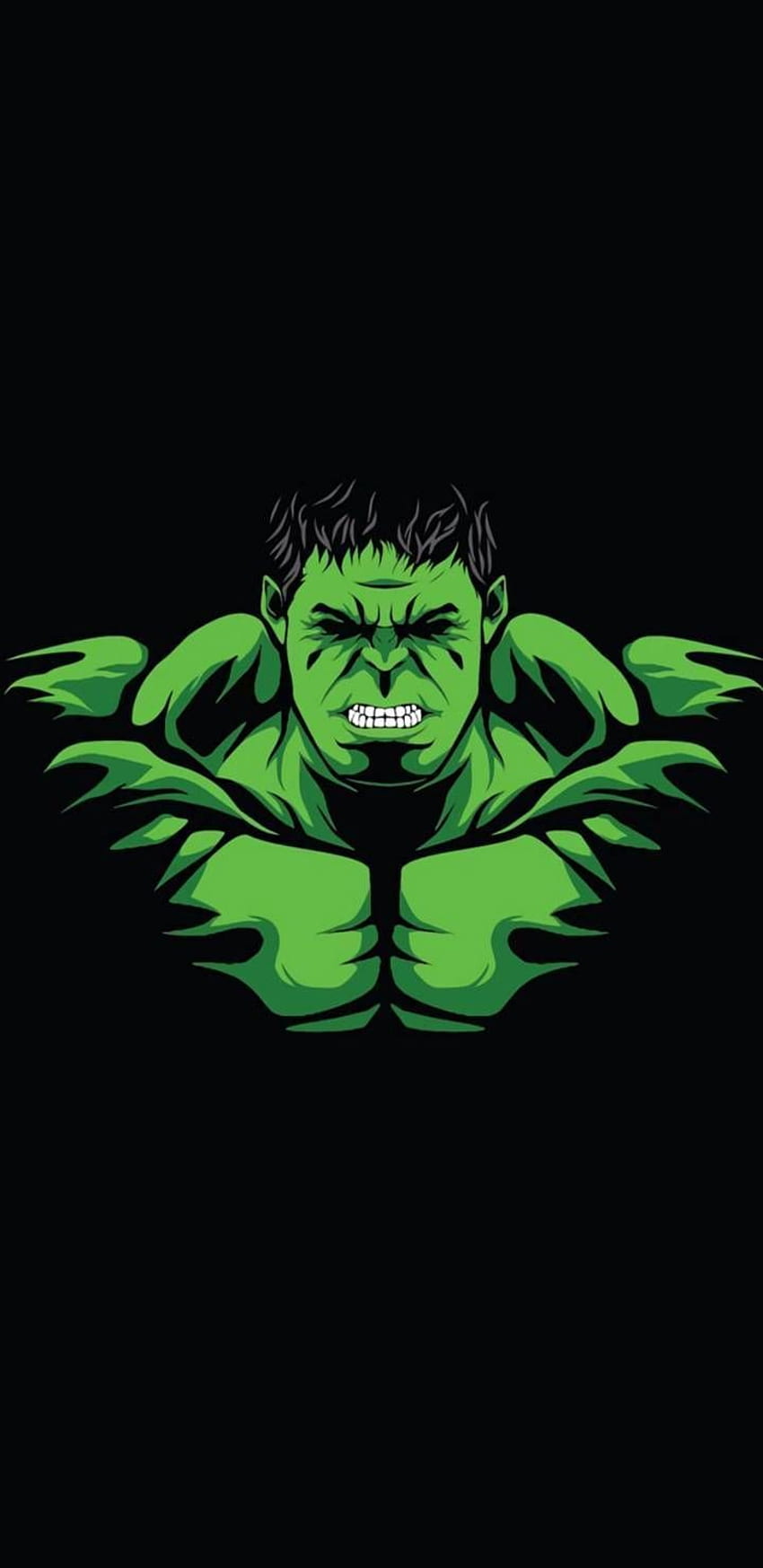 Hulk Logo, Incredible Hulk Cartoon HD phone wallpaper