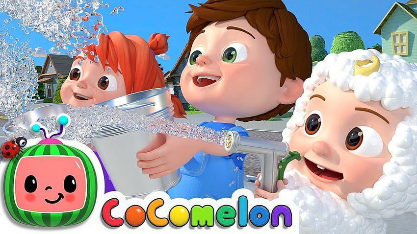 Cocomelon, Cocomelon Logo HD wallpaper