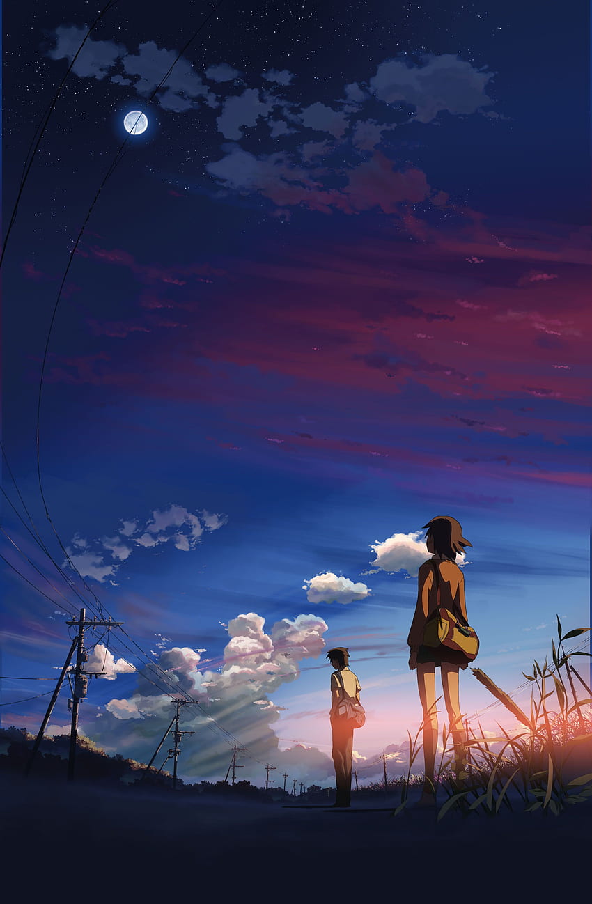 Centimètres par seconde - Makoto Shinkai - Mobile, 5 cm par seconde Fond d'écran de téléphone HD