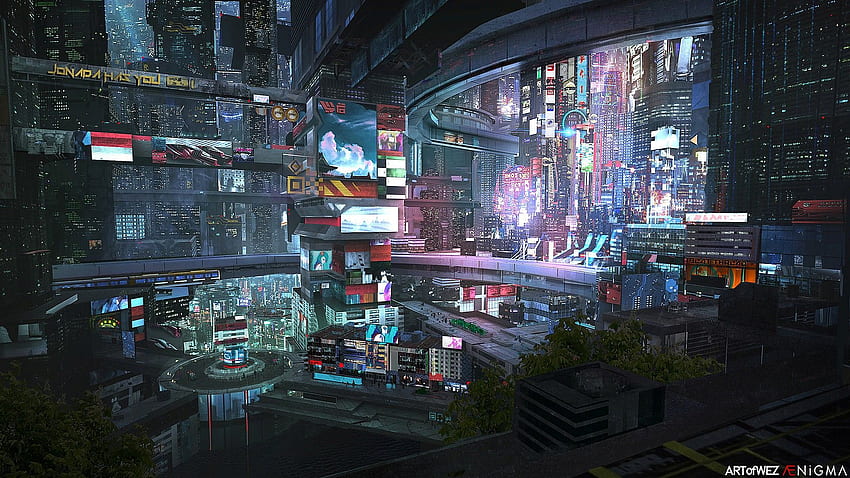 Japanese Cyberpunk City [2560x1440] : r/wallpaper