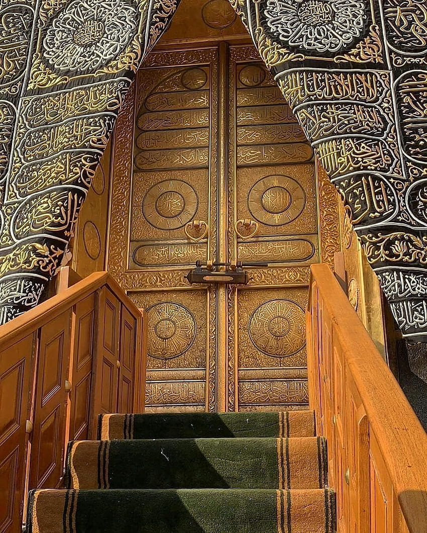 Porta della Mecca - Nuova porta della Mecca superiore, porta della Kaaba Sfondo del telefono HD