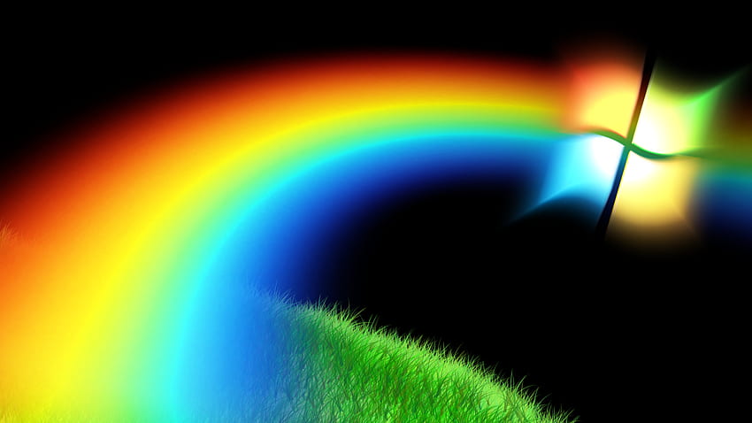 Rainbow , Windows Rainbow HD wallpaper