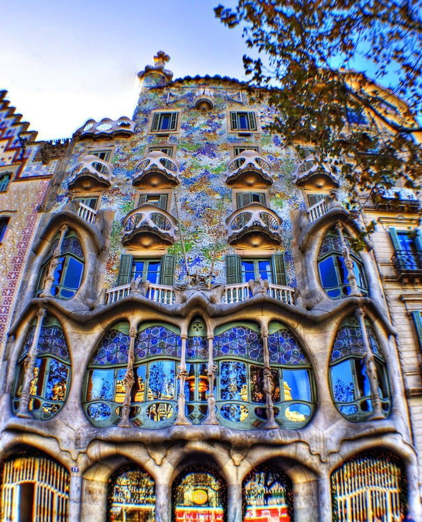ART FOR YOUR : [ARCHITECTURE] Casa Batlló, Antoni, Gaudi HD phone wallpaper
