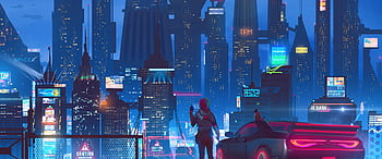 Sci Fi Cyberpunk HD Wallpaper by saxonzs