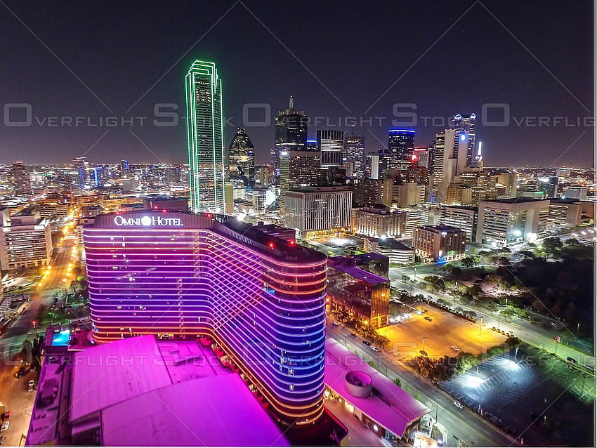 In Stock Dallas Texas - Omni Hotel Dallas At Night -, Downtown Dallas HD wallpaper