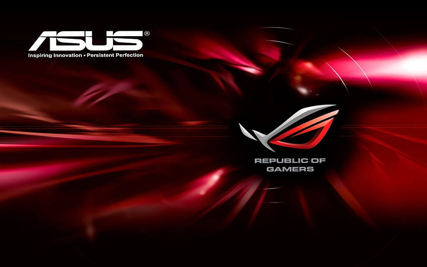 Republic of Gamers e Background, Asus Red Gaming Sfondo HD